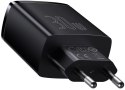 ŁADOWARKA SIECIOWA Baseus Compact Quick Charger CCXJ-E01 30W 2x USB-A 1x USB-C PD 3.0 QC 3.0 CZARNA ŁADOWARKA SIECIOWA Baseus Compact Quick Charger CCXJ-E01 30W 2x USB-A 1x USB-C PD 3.0 QC 3.0 CZARNA