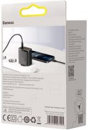 ŁADOWARKA SIECIOWA Baseus Compact Quick Charger CCXJ-E01 30W 2x USB-A 1x USB-C PD 3.0 QC 3.0 CZARNA ŁADOWARKA SIECIOWA Baseus Compact Quick Charger CCXJ-E01 30W 2x USB-A 1x USB-C PD 3.0 QC 3.0 CZARNA