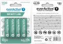 Akumulatorki AA / R06 Ni-MH everActive 1100mAh Infinity Line 3000 cykli (blister 4 szt.) Akumulatorki AA / R06 Ni-MH everActive 1100mAh Infinity Line 3000 cykli (blister 4 szt.)
