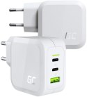 ŁADOWARKA SIECIOWA Green Cell POWERGAN 65W 2xUSB-C 1xUSB-A CHARGC08W ŁADOWARKA SIECIOWA Green Cell POWERGAN 65W 2xUSB-C 1xUSB-A CHARGC08W