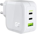 ŁADOWARKA SIECIOWA Green Cell POWERGAN 65W 2xUSB-C 1xUSB-A CHARGC08W ŁADOWARKA SIECIOWA Green Cell POWERGAN 65W 2xUSB-C 1xUSB-A CHARGC08W