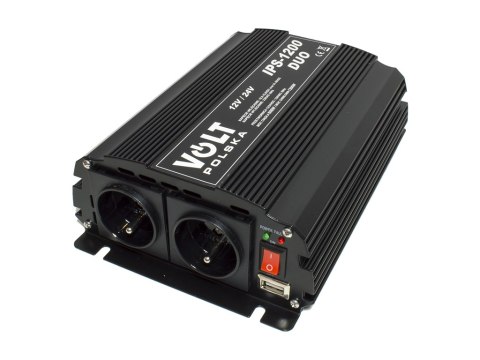 PRZETWORNICA VOLT POLSKA IPS-1200 DUO 12V 24V/230V 600X1200W PRZETWORNICA VOLT POLSKA IPS-1200 DUO 12V 24V/230V 600X1200W