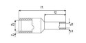 TULEJKA IZOLOWANA 6mm2 DUI-6,0-10CZ CZARNY (100szt.) TULEJKA IZOLOWANA 6mm2 DUI-6,0-10CZ CZARNY (100szt.)