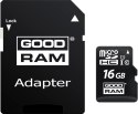 Karta pamięci microSD GOODRAM UHS-I 16GB Karta pamięci microSD GOODRAM UHS-I 16GB