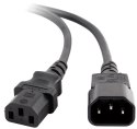 PRZEDŁUŻACZ KABLA ZASILAJĄCEGO VDE IEC 320 C13 / C14 1.8M Lanberg PRZEDŁUŻACZ KABLA ZASILAJĄCEGO VDE IEC 320 C13 / C14 1.8M Lanberg