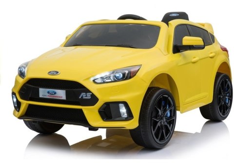 Auto na akumulator Ford Focus RS Żółte Auto na akumulator Ford Focus RS Żółte