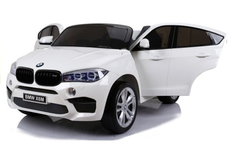 Auto Na Akumulator NOWE BMW X6M Białe Auto Na Akumulator NOWE BMW X6M Białe