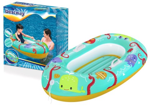 Dmuchany Ponton Dla Dzieci 119 cm x 79 cm Niebieski Bestway 34009 Dmuchany Ponton Dla Dzieci 119 cm x 79 cm Niebieski Bestway 34009