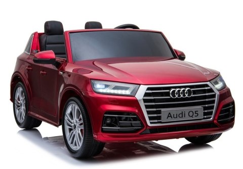 Pojazd na Akumulator Nowe Audi Q5 2-osobowe Czerwone Lakierowane Pojazd na Akumulator Nowe Audi Q5 2-osobowe Czerwone Lakierowane