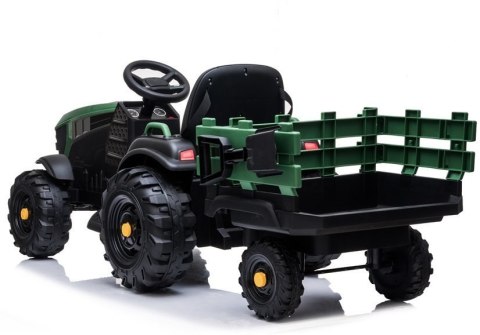 Traktor z Przyczepą na akumulator BDM0925 Zielony Wojskowy Traktor z Przyczepą na akumulator BDM0925 Zielony Wojskowy