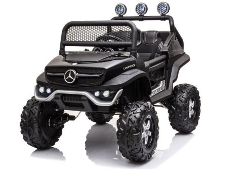 Pojazd na Akumulator Mercedes Unimog S Czarny Lakier Pojazd na Akumulator Mercedes Unimog S Czarny Lakier
