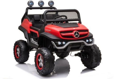 Pojazd na Akumulator Mercedes Unimog S Czerwony Pojazd na Akumulator Mercedes Unimog S Czerwony
