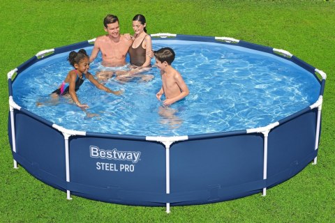 Basen ogrodowy stelażowy 366 x 76 cm zestaw Bestway 56681 Basen ogrodowy stelażowy 366 x 76 cm zestaw Bestway 56681