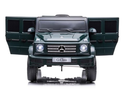 Samochód na akumulator Mercedes G500 Zielony Samochód na akumulator Mercedes G500 Zielony