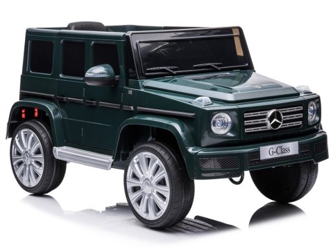 Samochód na akumulator Mercedes G500 Zielony Samochód na akumulator Mercedes G500 Zielony
