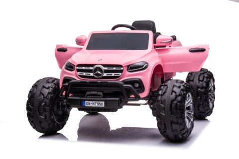 Auto na Akumulator Mercedes DK-MT950 4x4 Jasny Róż Auto na Akumulator Mercedes DK-MT950 4x4 Jasny Róż