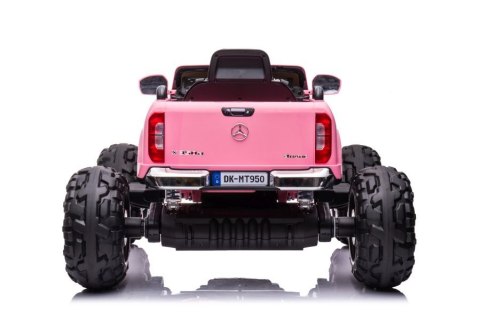Auto na Akumulator Mercedes DK-MT950 4x4 Jasny Róż Auto na Akumulator Mercedes DK-MT950 4x4 Jasny Róż