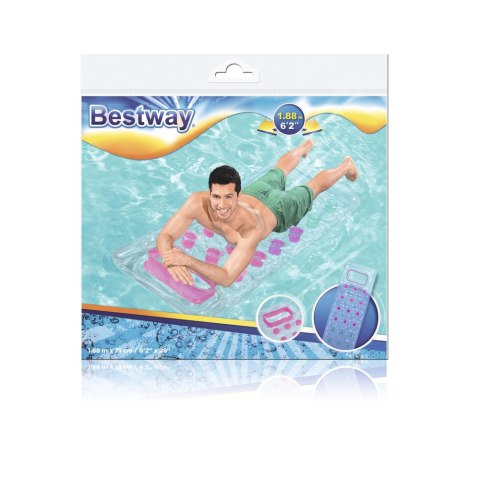 Dmuchany Materac Przezroczysty 188 x 71 cm Bestway 43040 Dmuchany Materac Przezroczysty 188 x 71 cm Bestway 43040