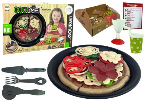 Zestaw Pizza Dodatki Kuchnia Jedzenie Do Zabawy Zestaw Pizza Dodatki Kuchnia Jedzenie Do Zabawy