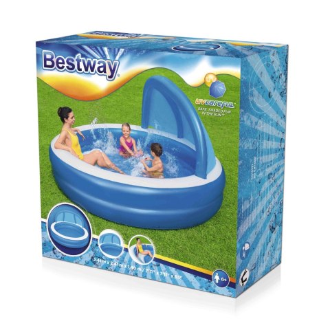 Basen Dmuchany 185 x 180 x 53 cm Bestway 54337 Basen Dmuchany 185 x 180 x 53 cm Bestway 54337