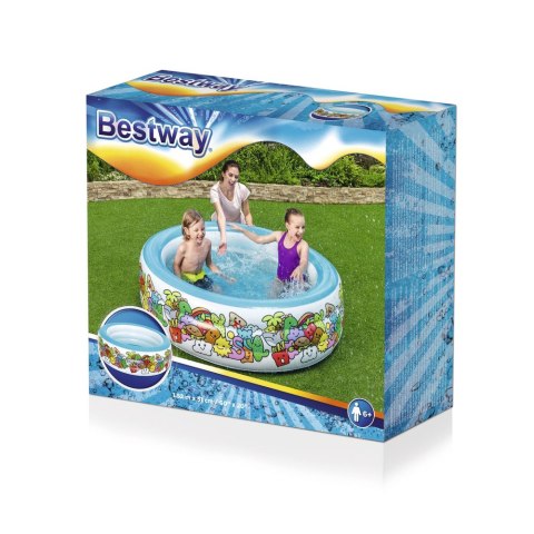 Basen Dmuchany Okrągły 152 cm x 51 cm Bestway 51121 Basen Dmuchany Okrągły 152 cm x 51 cm Bestway 51121