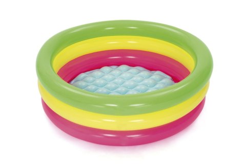 Dmuchany Basenik Tęczowy 70 cm x 24 cm Bestway 51128 Dmuchany Basenik Tęczowy 70 cm x 24 cm Bestway 51128