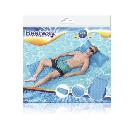 Dmuchany Materac Plażowy Niebieski 213 x 86 cm Bestway 44020 Dmuchany Materac Plażowy Niebieski 213 x 86 cm Bestway 44020