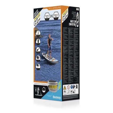 Deska Sup Hydro-Force 305 x 84 x 12 cm White Cap Bestway 65341 Deska Sup Hydro-Force 305 x 84 x 12 cm White Cap Bestway 65341