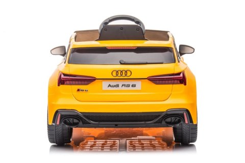 Pojazd na Akumulator Audi RS6 BRD-2118 Żółty Pojazd na Akumulator Audi RS6 BRD-2118 Żółty