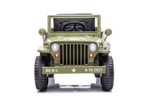 Auto Na Akumulator JH-103 Oliwkowa Zieleń 4x4 Auto Na Akumulator JH-103 Oliwkowa Zieleń 4x4