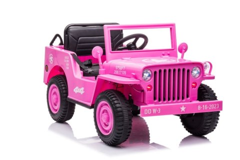 Auto Na Akumulator JH-103 Różowe 4x4 Auto Na Akumulator JH-103 Różowe 4x4
