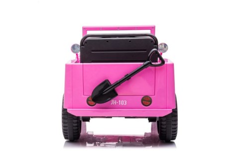 Auto Na Akumulator JH-103 Różowe 4x4 Auto Na Akumulator JH-103 Różowe 4x4