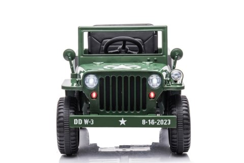 Auto Na Akumulator JH-103 Wojskowa Zieleń 4x4 Auto Na Akumulator JH-103 Wojskowa Zieleń 4x4