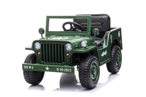 Auto Na Akumulator JH-103 Wojskowa Zieleń 4x4 Auto Na Akumulator JH-103 Wojskowa Zieleń 4x4