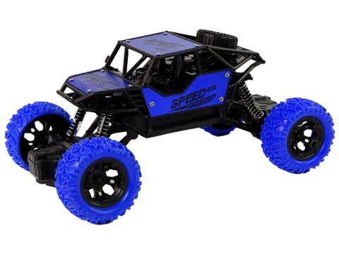 Auto Zdalnie Sterowane Terenowe R/C 1:18 Niebieskie Auto Zdalnie Sterowane Terenowe R/C 1:18 Niebieskie