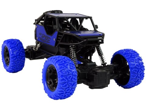 Auto Zdalnie Sterowane Terenowe R/C 1:18 Niebieskie Auto Zdalnie Sterowane Terenowe R/C 1:18 Niebieskie