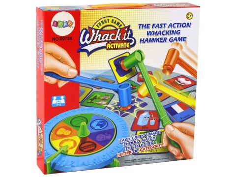 Gra Zręcznościowa Konkurencyjna Karciana Spinner Uderz Młotkiem Gra Zręcznościowa Konkurencyjna Karciana Spinner Uderz Młotkiem