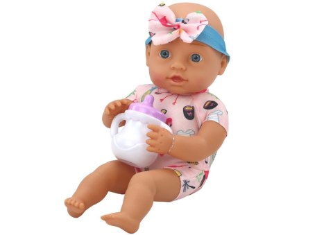 Lalka Bobas Ubranko z Flamingami Opaska Akcesoria Do Karmienia Lalka Bobas Ubranko z Flamingami Opaska Akcesoria Do Karmienia