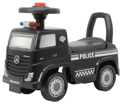 Jeździk Mercedes Actros Policja 3316A Czarny Jeździk Mercedes Actros Policja 3316A Czarny