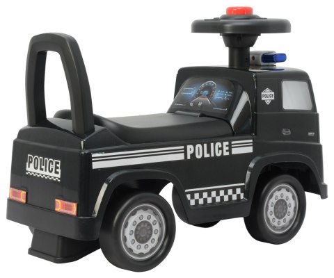 Jeździk Mercedes Actros Policja 3316A Czarny Jeździk Mercedes Actros Policja 3316A Czarny