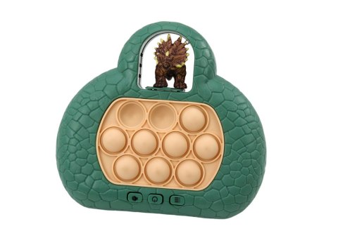 Gra Zręcznościowa Pop It Dinozaur Konsola 4 Tryby Gry Zielona Gra Zręcznościowa Pop It Dinozaur Konsola 4 Tryby Gry Zielona