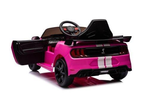 Pojazd na Akumulator Ford Mustang GT500 Shelby Różowy Pojazd na Akumulator Ford Mustang GT500 Shelby Różowy