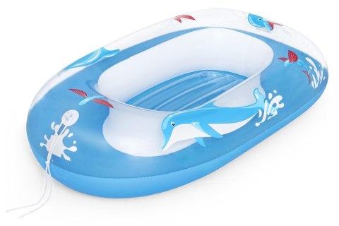 Dmuchana Łódka Niebieska Delfin 102 x 69 cm Bestway 34037 Dmuchana Łódka Niebieska Delfin 102 x 69 cm Bestway 34037