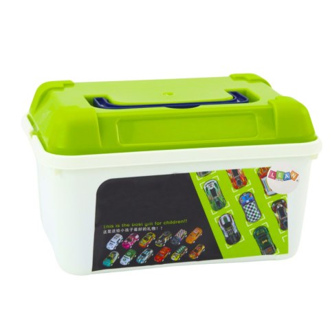 Zestaw Resoraków w Skrzynce Kuferku 50 Samochodów