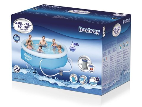 Basen Ogrodowy Rozporowy 305 x 76 cm Zestaw Bestway 57270 Basen Ogrodowy Rozporowy 305 x 76 cm Zestaw Bestway 57270