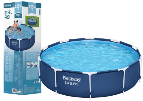 Basen Ogrodowy Stelażowy 305 x 76 cm Bestway 56677 Basen Ogrodowy Stelażowy 305 x 76 cm Bestway 56677