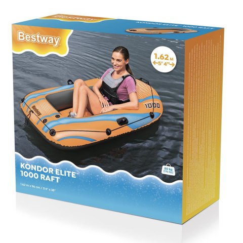 Dmuchany Ponton 162 x 96 cm Kondor Elite 1000 Bestway 61135 Dmuchany Ponton 162 x 96 cm Kondor Elite 1000 Bestway 61135