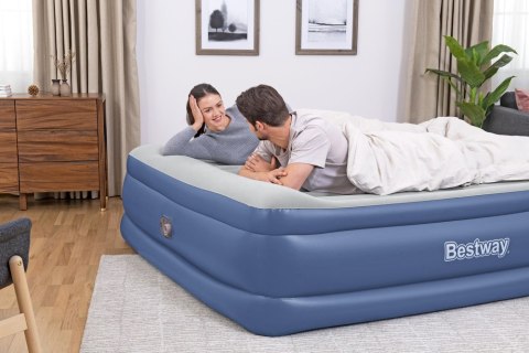 Materac Dmuchany 203 x 193 x 56 cm Bestway 67692 Materac Dmuchany 203 x 193 x 56 cm Bestway 67692
