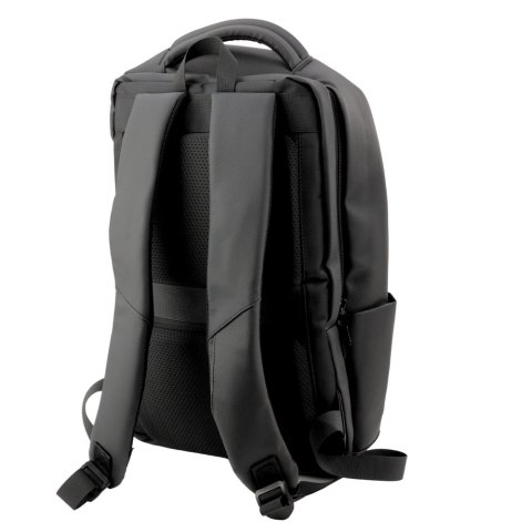 Plecak Miejski Biznesowy USB Kieszeń Na Laptopa Czarny 16L 41cm Plecak Miejski Biznesowy USB Kieszeń Na Laptopa Czarny 16L 41cm