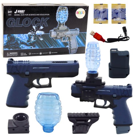 Automatyczny Pistolet Na Kulki Wodne Żelowe Glock Niebieski